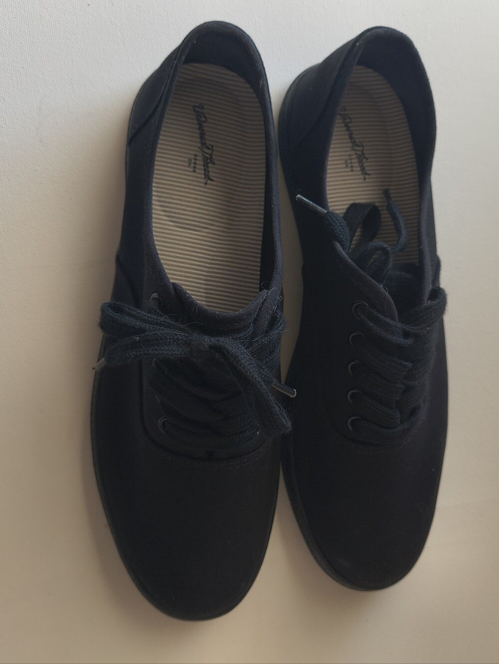 Women's Canvas Lace-Up Sneakers - Size 8